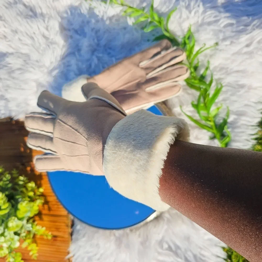 New Preston & York Faux Suede Fashion Forward Winter Gloves